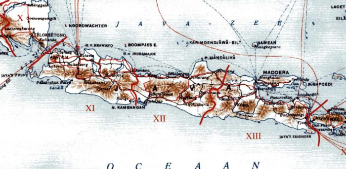 Western Java (region XI), Middle Java (region XII) , Eastern Java (region XIII)